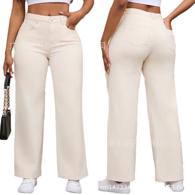 Mix and Match Straight Wide Leg Jeans