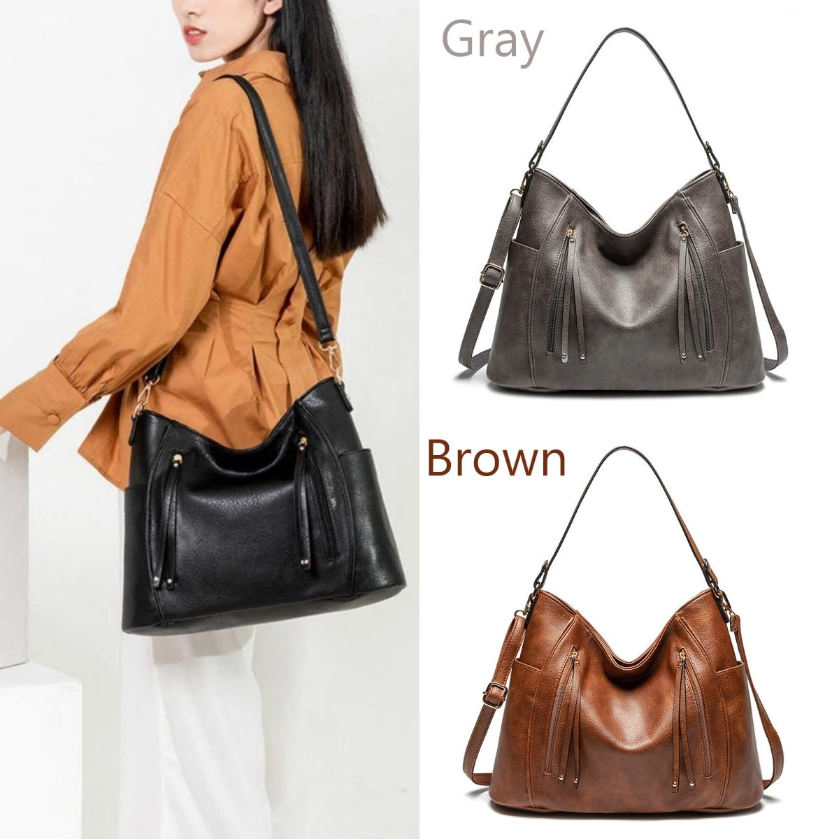 Mix and Match leather Handbag