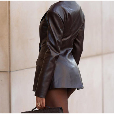 Mix and Match Leather Jacket