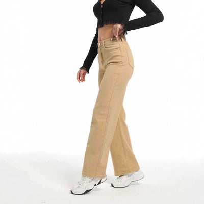 Mix and Match Straight Wide Leg Jeans