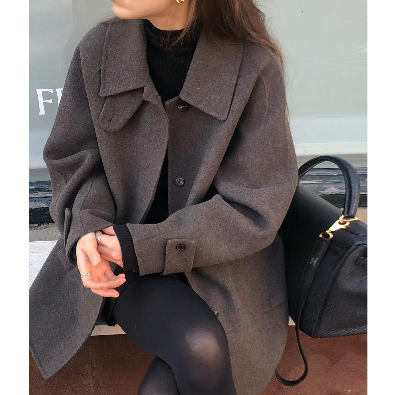 Mix and Match  Woolen Coat