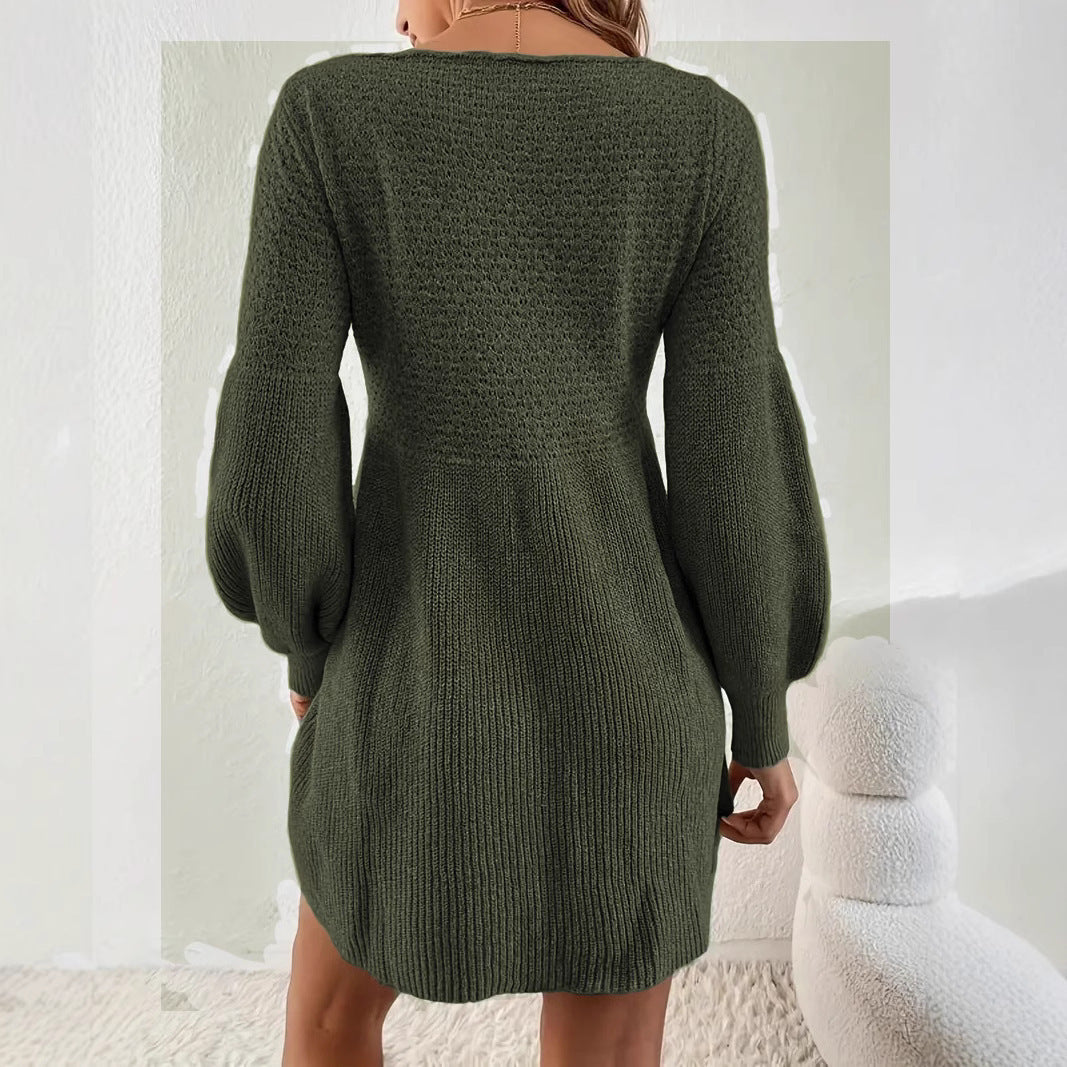 Mix and Match  Knitted Dress Sweater