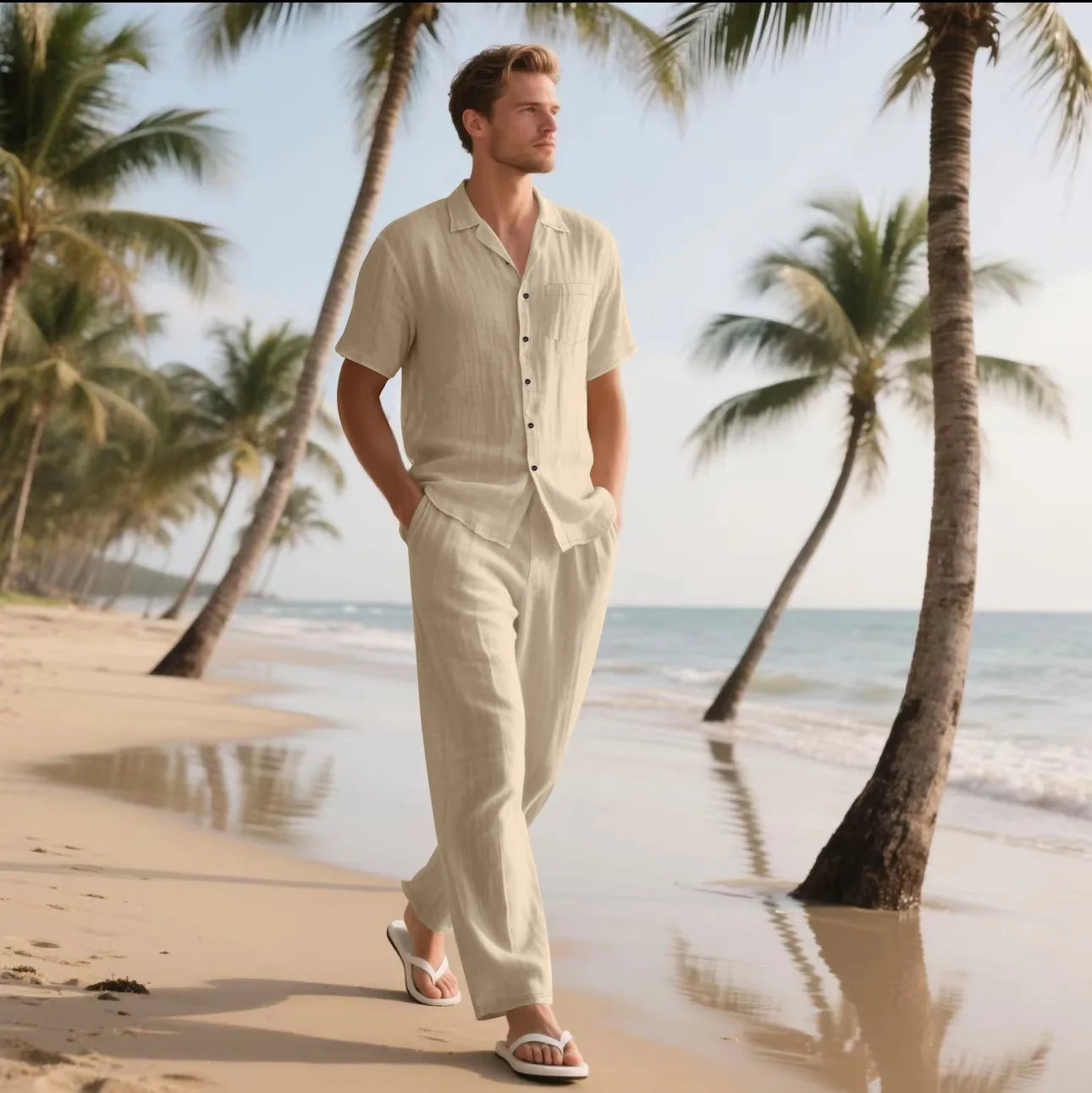 Mix and Match linen shirt set