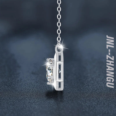 Mix and Match S925 Sterling Silver Moissanite Necklace