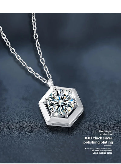 Mix and Match S925 Sterling Silver Moissanite Necklace