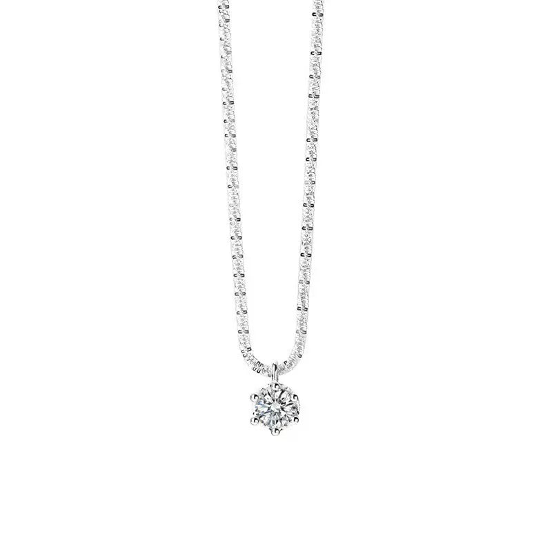 Mix and Match S925 Silver Moissanite Necklace