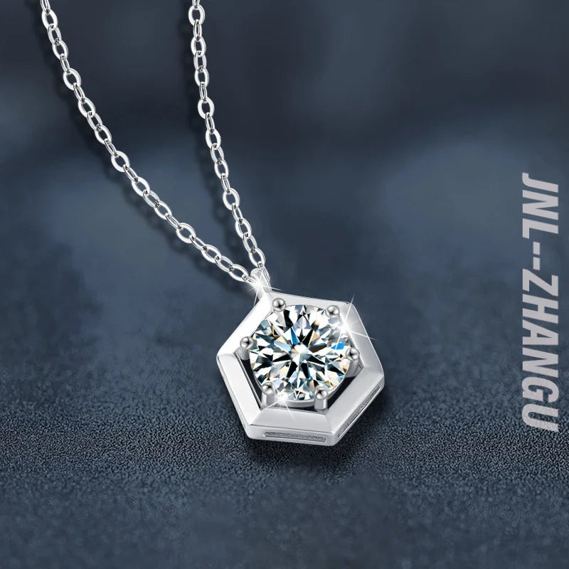 Mix and Match S925 Sterling Silver Moissanite Necklace