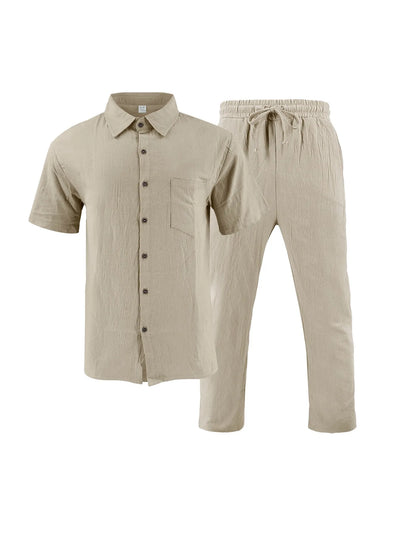 Mix and Match linen shirt set