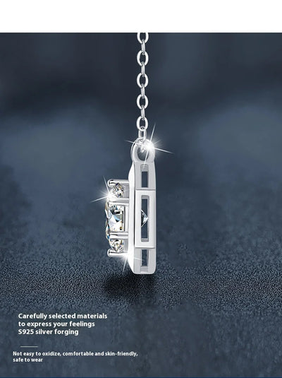 Mix and Match S925 Sterling Silver Moissanite Necklace
