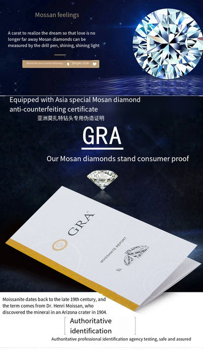 Mix and Match S925 Silver Moissanite Necklace