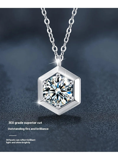 Mix and Match S925 Sterling Silver Moissanite Necklace