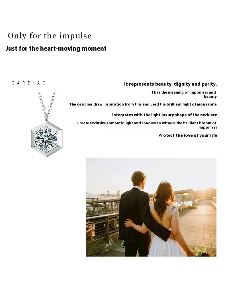 Mix and Match S925 Sterling Silver Moissanite Necklace