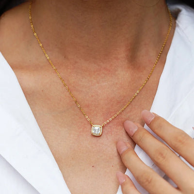 Mix and Match  18k Gold Sugar Diamond  Necklace