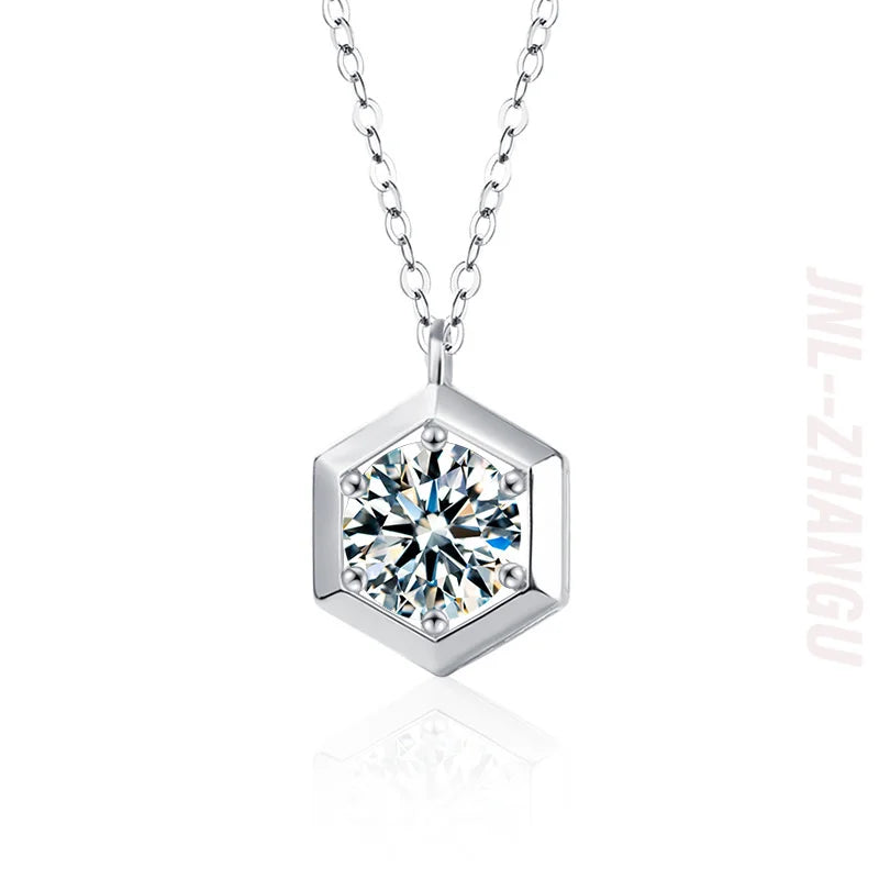 Mix and Match S925 Sterling Silver Moissanite Necklace