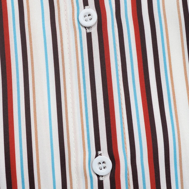 Mix and Match  Loose Striped Shirt