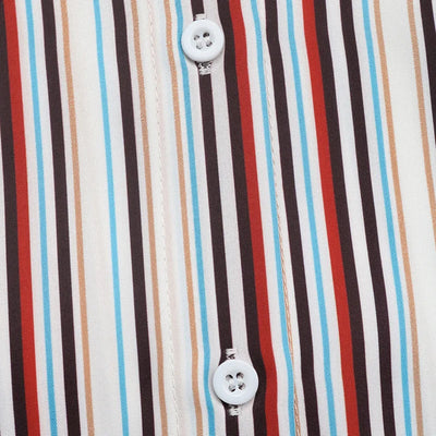 Mix and Match  Loose Striped Shirt
