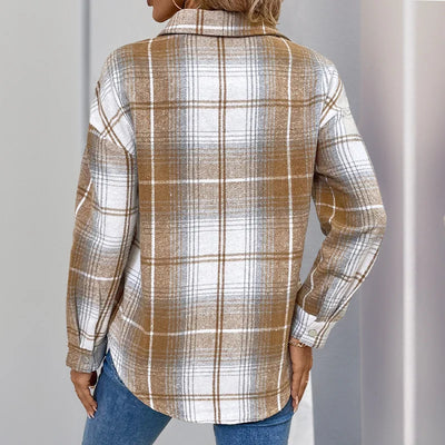 Mix and Match Loose Plaid Shirt