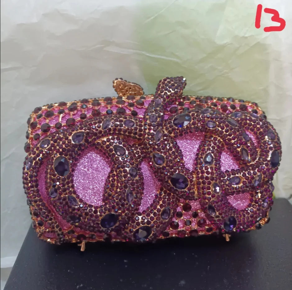 Mix and Match  Rhinestone Crystal Purse