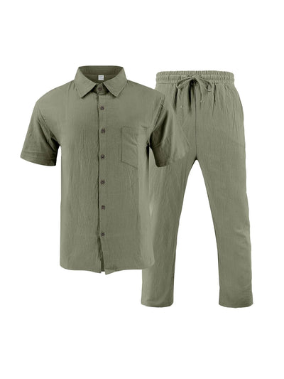 Mix and Match linen shirt set