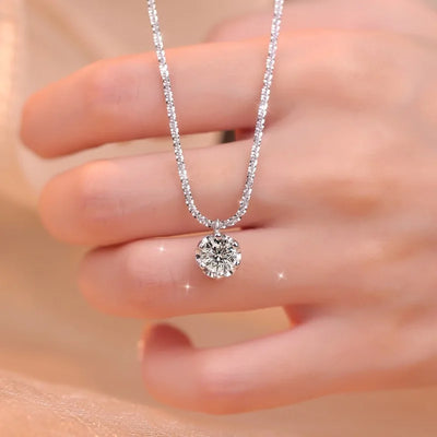 Mix and Match S925 Silver Moissanite Necklace