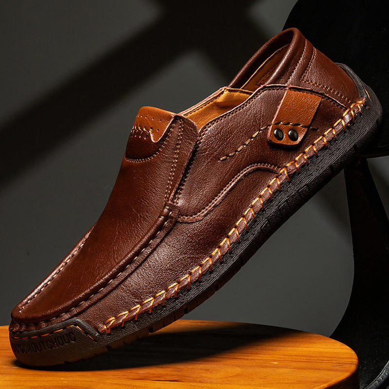 Mix and Match Leather Loafers